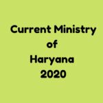 Current Ministers of Haryana